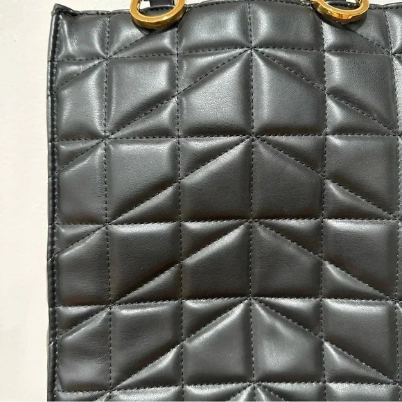 Zara black quilted tote bag - Picture 5 of 6
